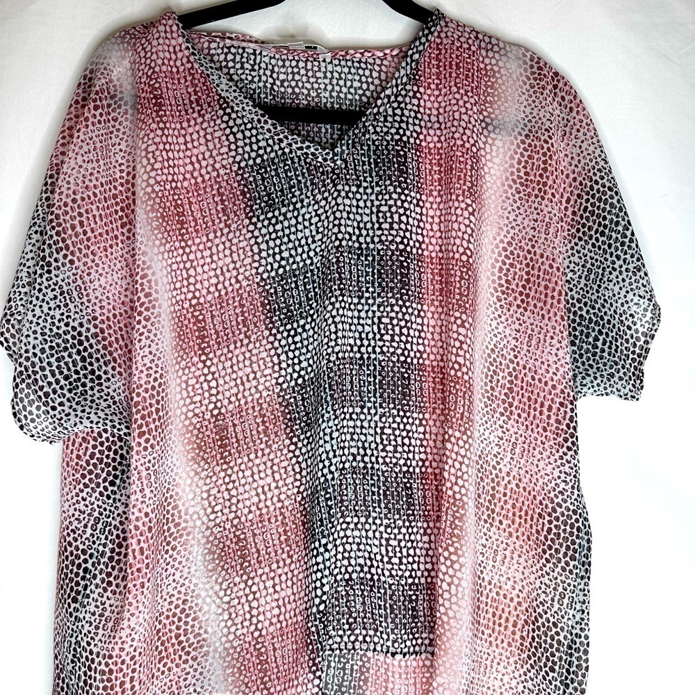 Cabi cover up tee sheer